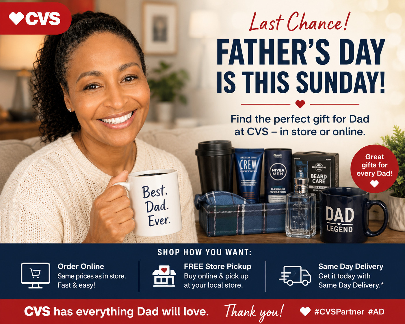 Father’s Day is almost here, and if you’re still looking for a gift he’ll actually use, I’ve rounded up a few easy ideas for the dads, bonus dads, granddads, and father figures in your life. 💙

Click the link to learn more before these deals run out:

https://cvscreator.sjv.io/L04G7L

From everyday essentials to practical little upgrades, these picks make gifting simple without overthinking it.

Shop my Father’s Day finds here. 🎁

#FathersDay #FathersDayGiftIdeas #GiftIdeasForDad #DadGifts #FatherFigures #GrandpaGifts #BonusDad #LTKFinds #LTKShopping #AmazonFinds #GiftGuide #PracticalGifts #EverydayEssentials #ShopMyLinks
 

 #LTKHome #LTKSaleAlert #LTKMens