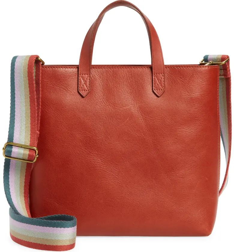 Small Transport Leather Crossbody Tote | Nordstrom