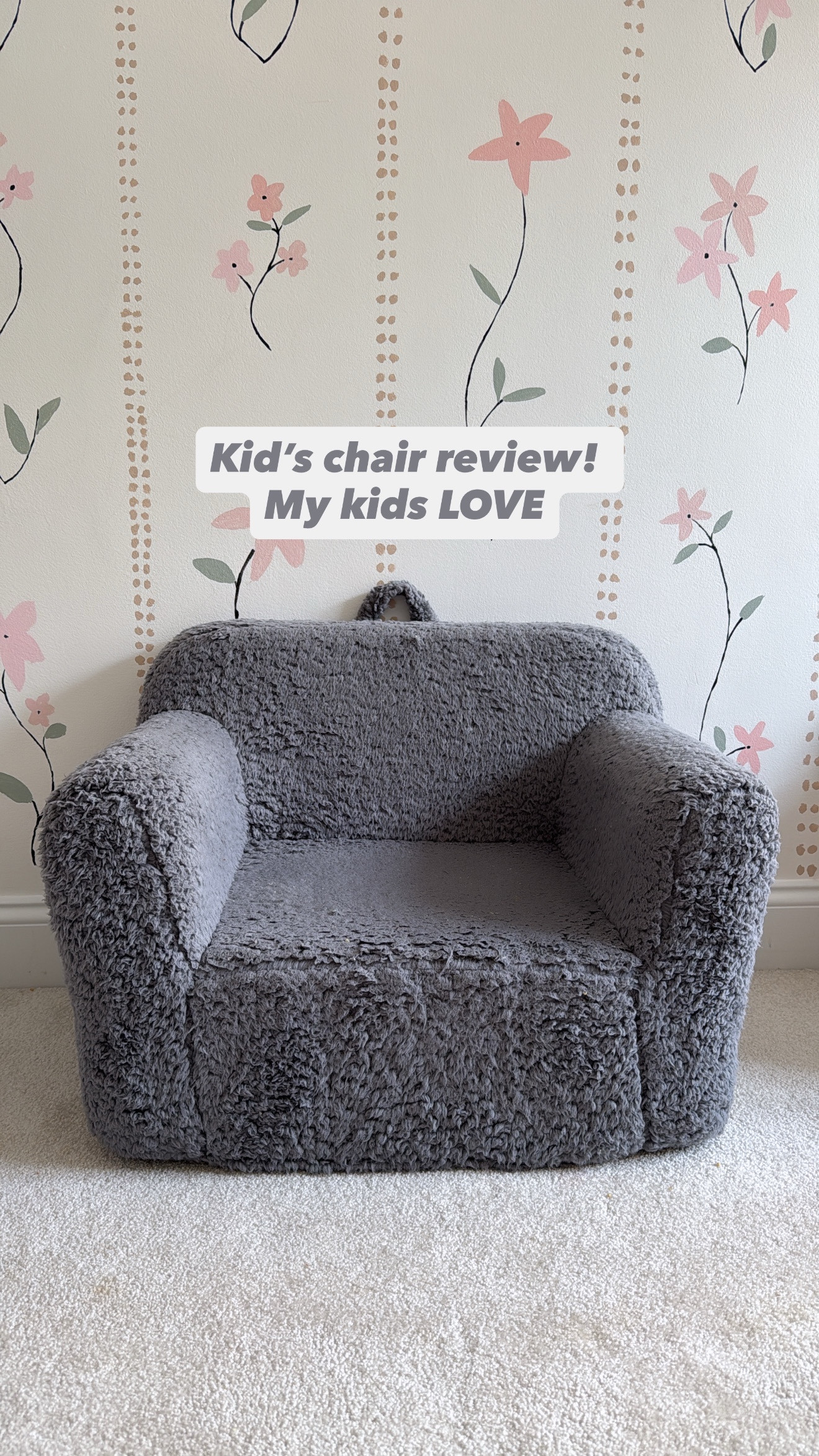 Kid’s sherpa fleece chair! It’s so comfortable and they love it. We have 3 because they each needed their own of course! Perfect in our playroom for movie time 

#LTKKids #LTKFamily #LTKHome