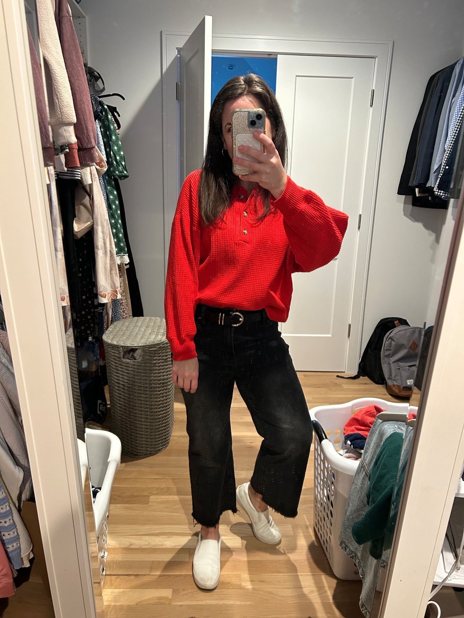 The jeans I didn’t know I needed until I got them 😍 And the belt set that has been perfection ❤️

I am wearing a size 6 in the jeans. They do have a nice stretch to them. 

#LTKPetite #LTKootd #LTKWorkwear