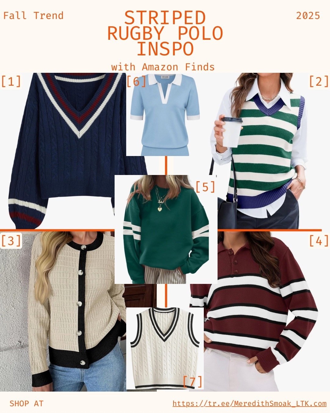 Stripes are shifting gears this season, trading in their nautical roots for a preppy, collegiate edge. Rugby knits, striped polos, and oversized sweaters are leading the way. It’s about comfort and looking good without needing a literal handbook. 

Make sure to check these out tomorrow, 10/7-8, on Prime Day Deals! 
#fallfashion #falltrends #trend #fashion #preppy #preppyaesthetic #rugby #stripes #polo 

#LTKSaleAlert #LTKStyleTip #LTKSeasonal