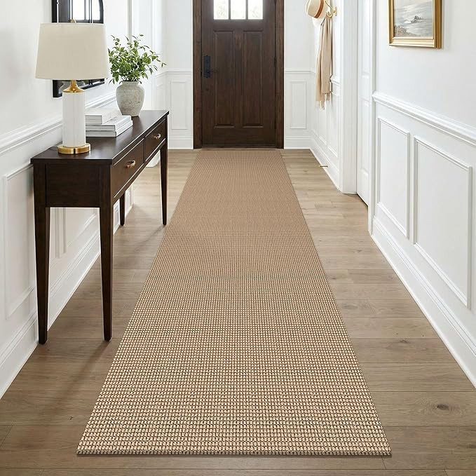 KOZYFLY Runners for Hallway 3x9, Wide Washable Runner Rug, Woven Non Slip Kitchen Runner, Braided... | Amazon (US)