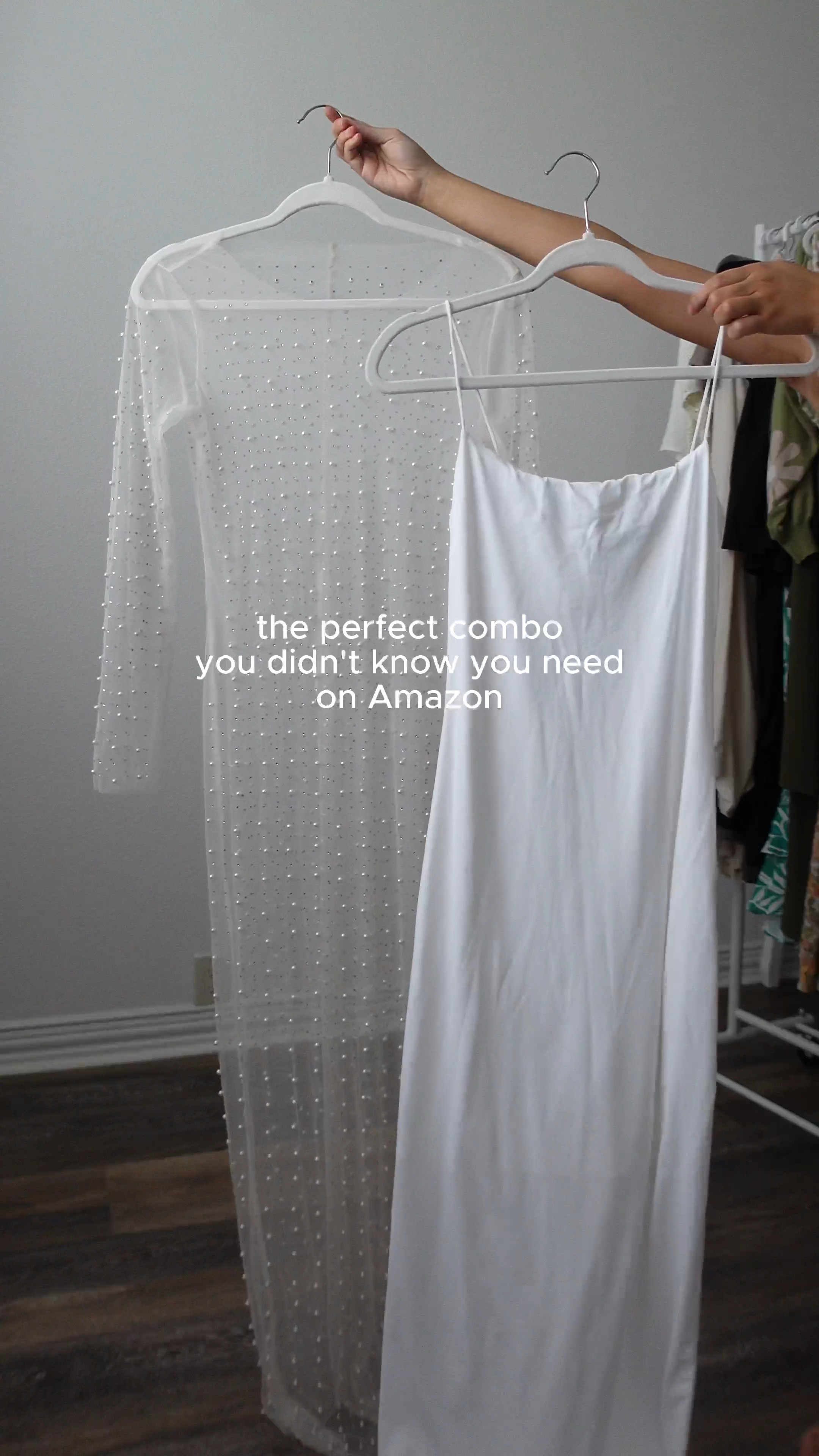 The pearl dress OMG 😍 also available in Black! Wearing both in size S

The white maxi dress has thick and stretchy, it’s lined so it’s not see through. Fit TTS with lots of stretch

Amazon fashion amazon finds white dress maxi dress cami dress mesh dress bump friendly bump style date night outfit maternity pregnancy summer dress 

#LTKunder100 #LTKbump #LTKunder50