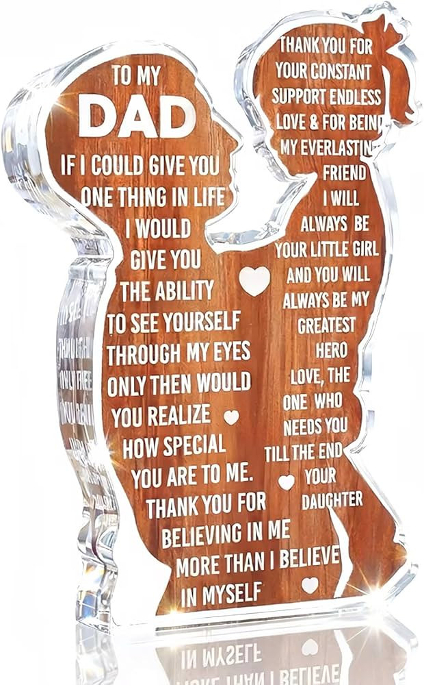 MAMAGIFTREE Fathers Day Dad Gifts from Daughter Dad Birthday Gifts, I Love Best Daddy Ever Gift, ... | Amazon (US)