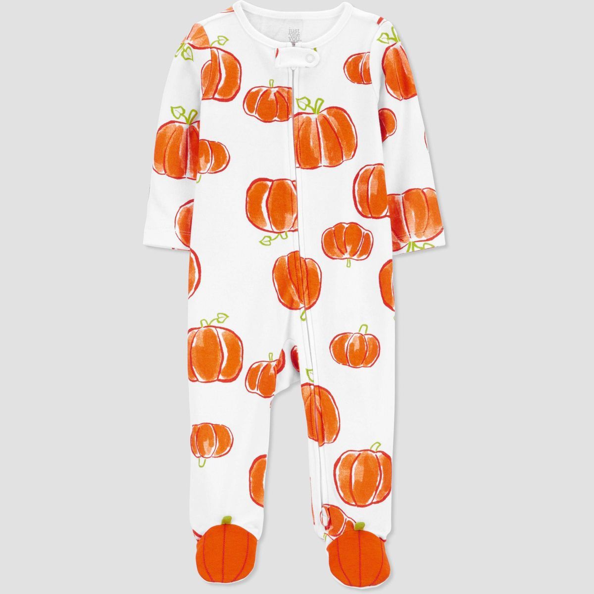 Carter's Just One You® Baby Pumpkin Halloween Sleep N' Play - Orange/Cream | Target