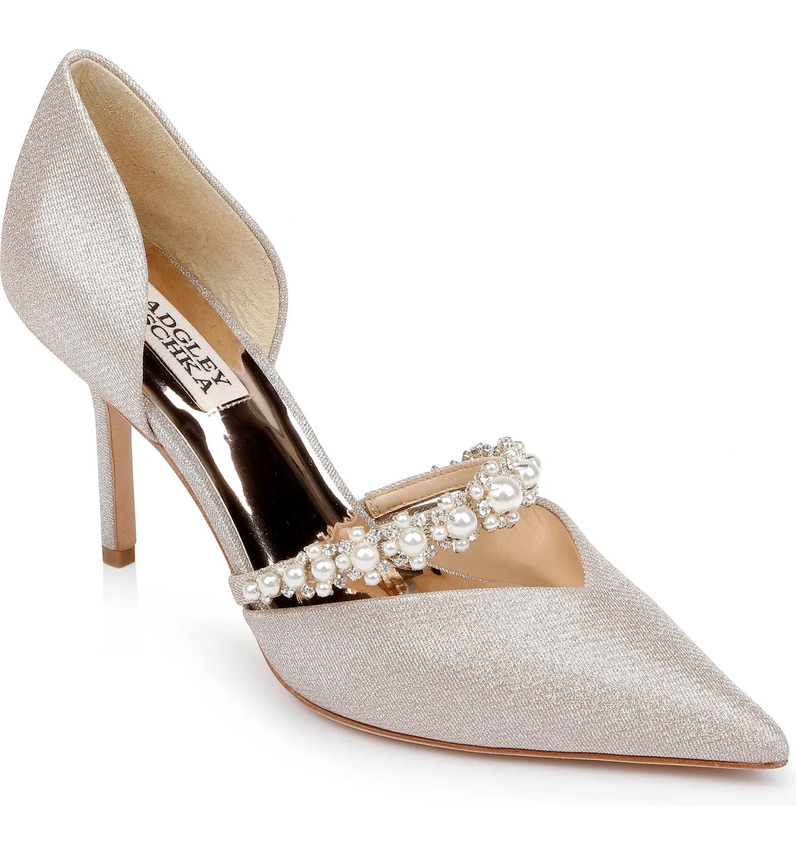 Badgley Mischka Collection Nathalie d'Orsay Pointed Toe Pump | Nordstrom | Nordstrom