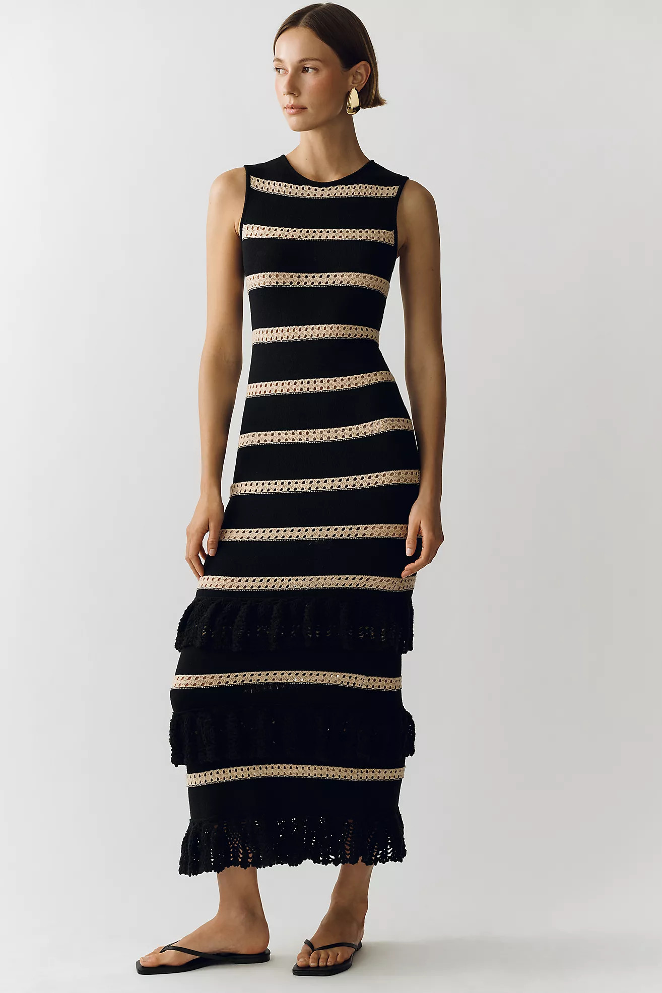 Rails Ana Tiered Midi Dress | Anthropologie (US)