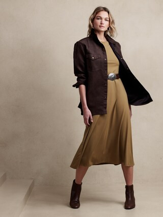 Knit Midi Dress | Banana Republic Factory