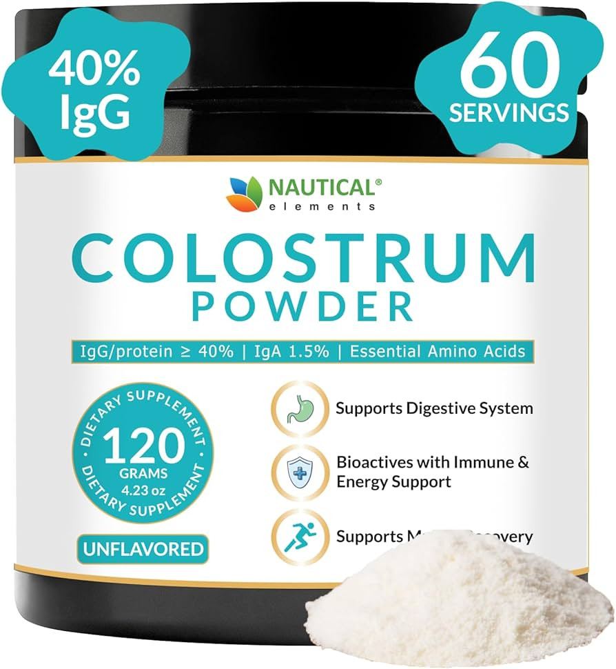 Colostrum Powder - Over 40% IgG - First 4-6 Hour Milking Grass Fed Colostrum - Bovine Colostrum -... | Amazon (US)