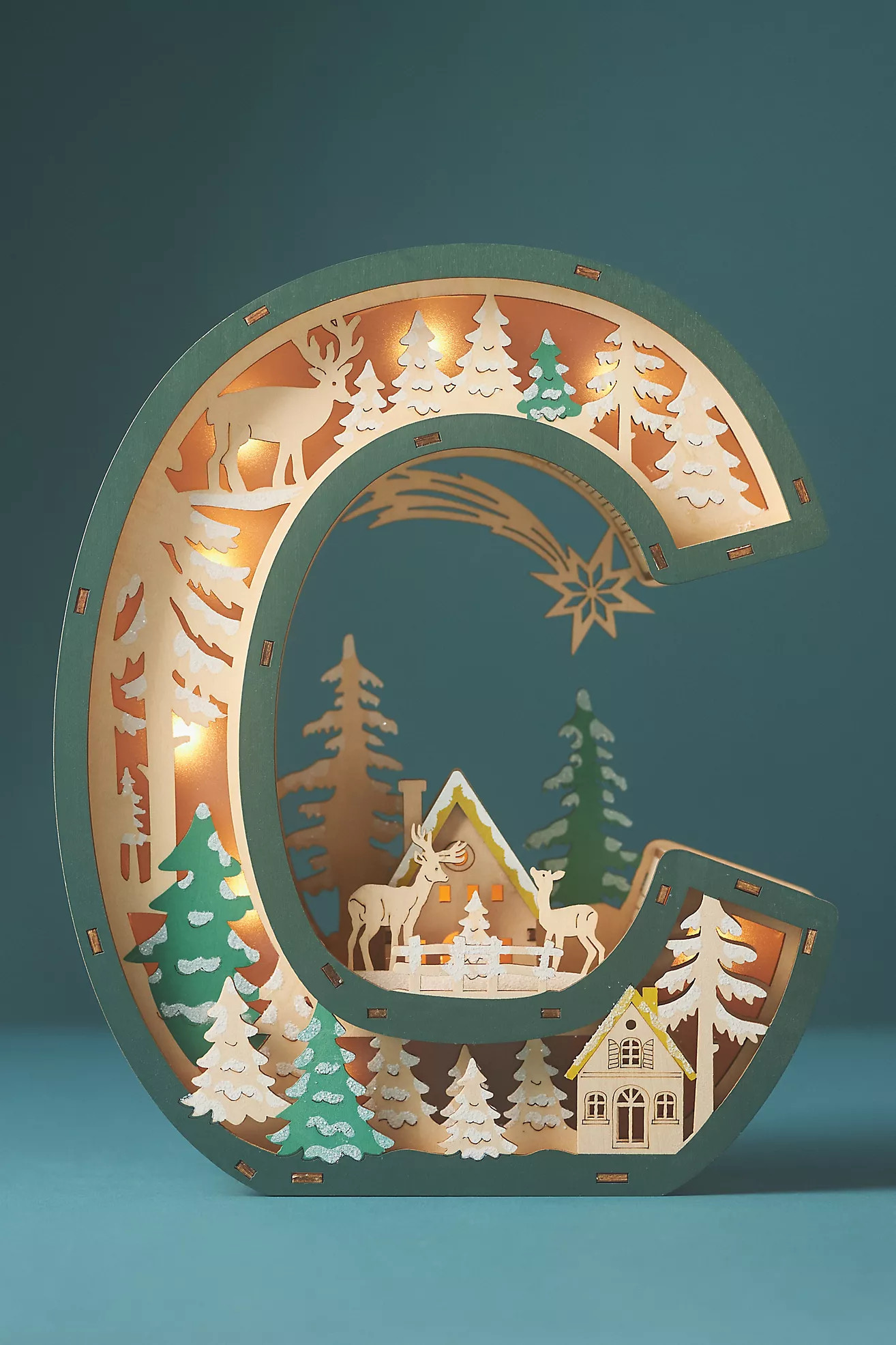 Wonderland Scene Monogram | Anthropologie (US)