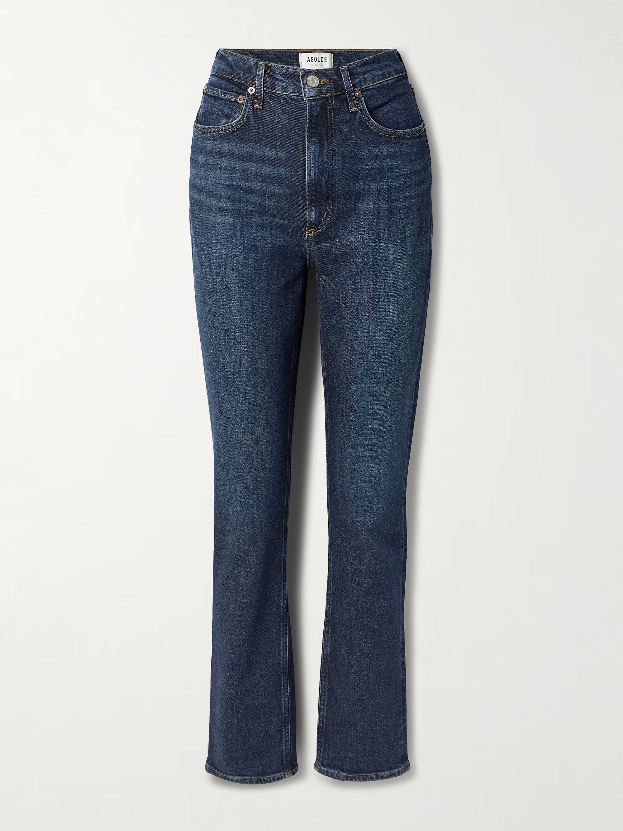 High Rise Stovepipe straight-leg organic jeans | NET-A-PORTER (US)