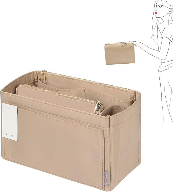 ZTUJO Purse Organizer, Felt Bag Organizer Purse Organizer Insert For Speedy, Neverfull, Graceful,... | Amazon (US)