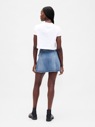 Denim Belted Mini Skirt | Gap (US)