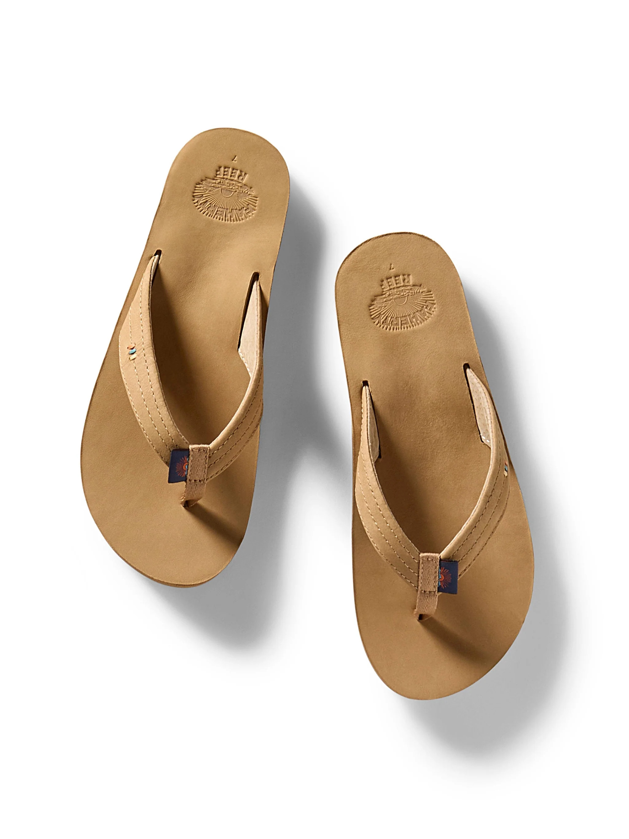 Faherty X REEF Women's Drift Away Flip Flop - Bronze | Faherty
