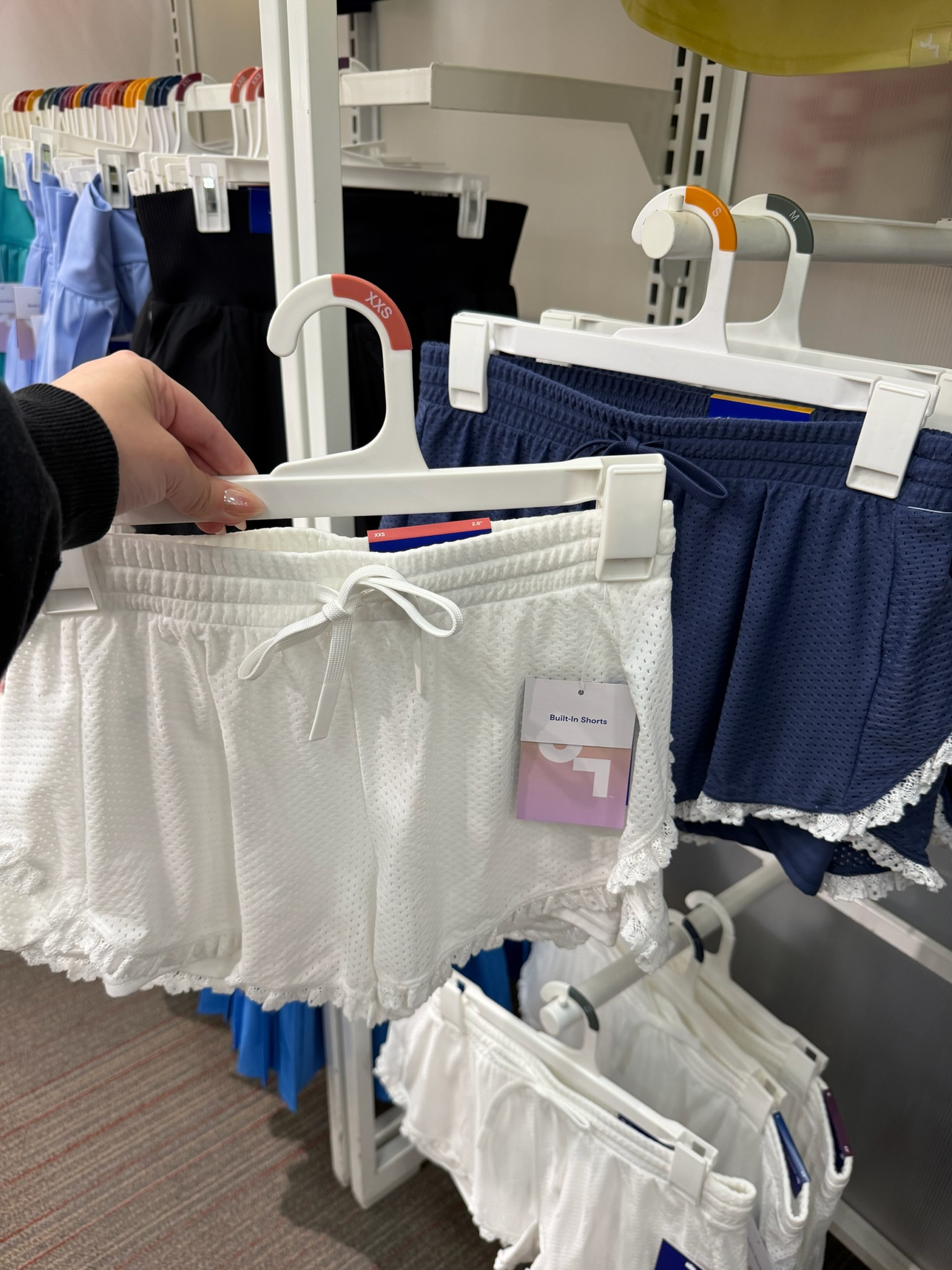 These JoyLab shorts are such a cute summer find! The crochet trim detail gives them such a cute girly look! On sale for just $17.50 right now.

wedding guest dress summer, summer outfits, summer dresses, country concert outfits, date night outfits, plus size fashion, business casual workwear, work outfits, vacation outfits beach, travel outfits, activewear, athleisure style, beach day outfit, casual summer style, Target style 

 #LTKgrwm #LTKootd #LTKSeasonal