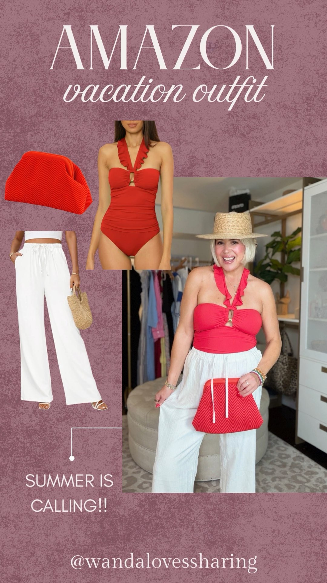 vacation ready with this look from Amazon! Love this swimsuit! runs TTS!  

 #LTKgrwm #LTKootd #LTKSeasonal