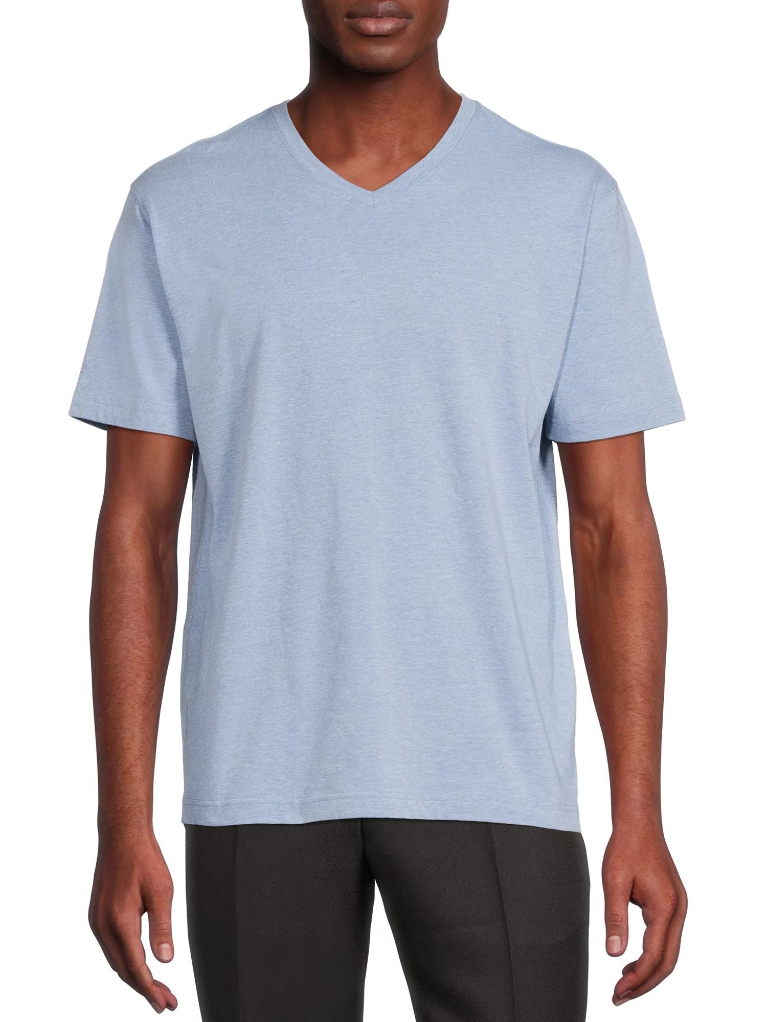 George Men’s V-Neck T-Shirt with Short Sleeves - Walmart.com | Walmart (US)