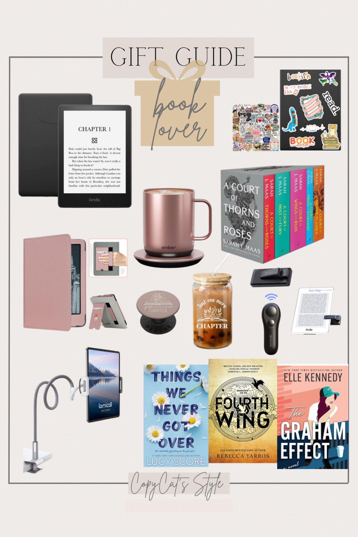 Book Lover Gift Guide, gift guide for the book lover, gift ideas for reader

#LTKGiftGuide #LTKSeasonal #LTKHoliday