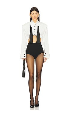 The Dolls House Nikki Shirt in White from Revolve.com | Revolve Clothing (Global)
