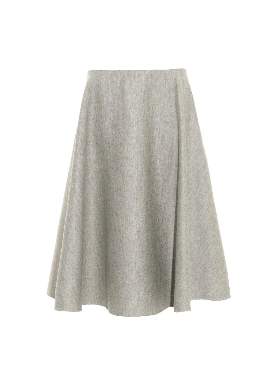 Nisha double-faced wool midi skirt | Matches (US)