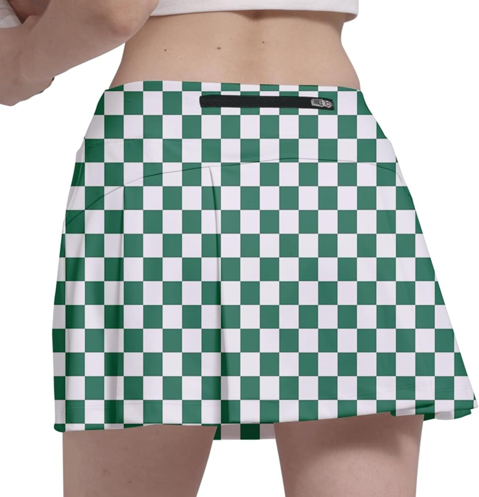 Dinosaur Women's Skorts Skirts High Waisted Golf Pleated Skirts for Running Pickleball Workout | Amazon (US)