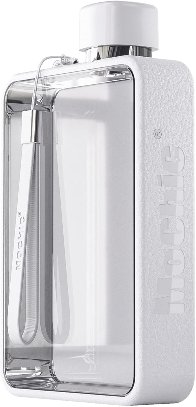 MoChic Flat Water Bottle Travel Flask Portable Travel Mug BPA Free A5 Water Bottle for Sports Cam... | Amazon (US)