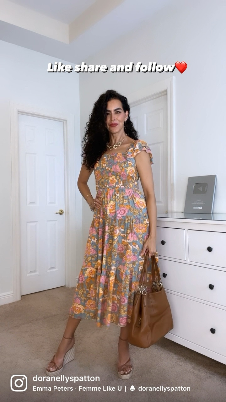  30% off dress with code: 20UUMXFB Beautiful summer dress and a Summer bra hack. Wearing a size S in the dress, s in the bra, shoes run tts. Shoes and necklace are on sale. Adding similar bags. 

#LTKsalealert #LTKSeasonal #LTKFind