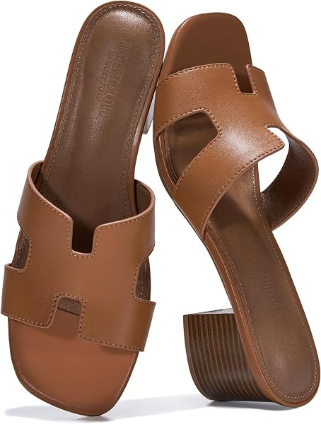 Sandals Women Footwear-Memory Foam Insole & Non-Slip Womens Sandals Block Heels For Women-Womens ... | Amazon (US)