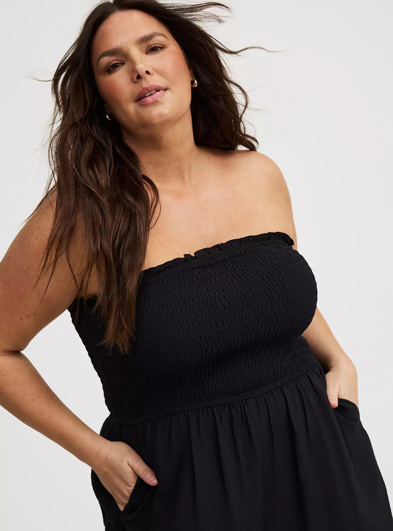 Smocked Tube Jumpsuit | Torrid (US & Canada)