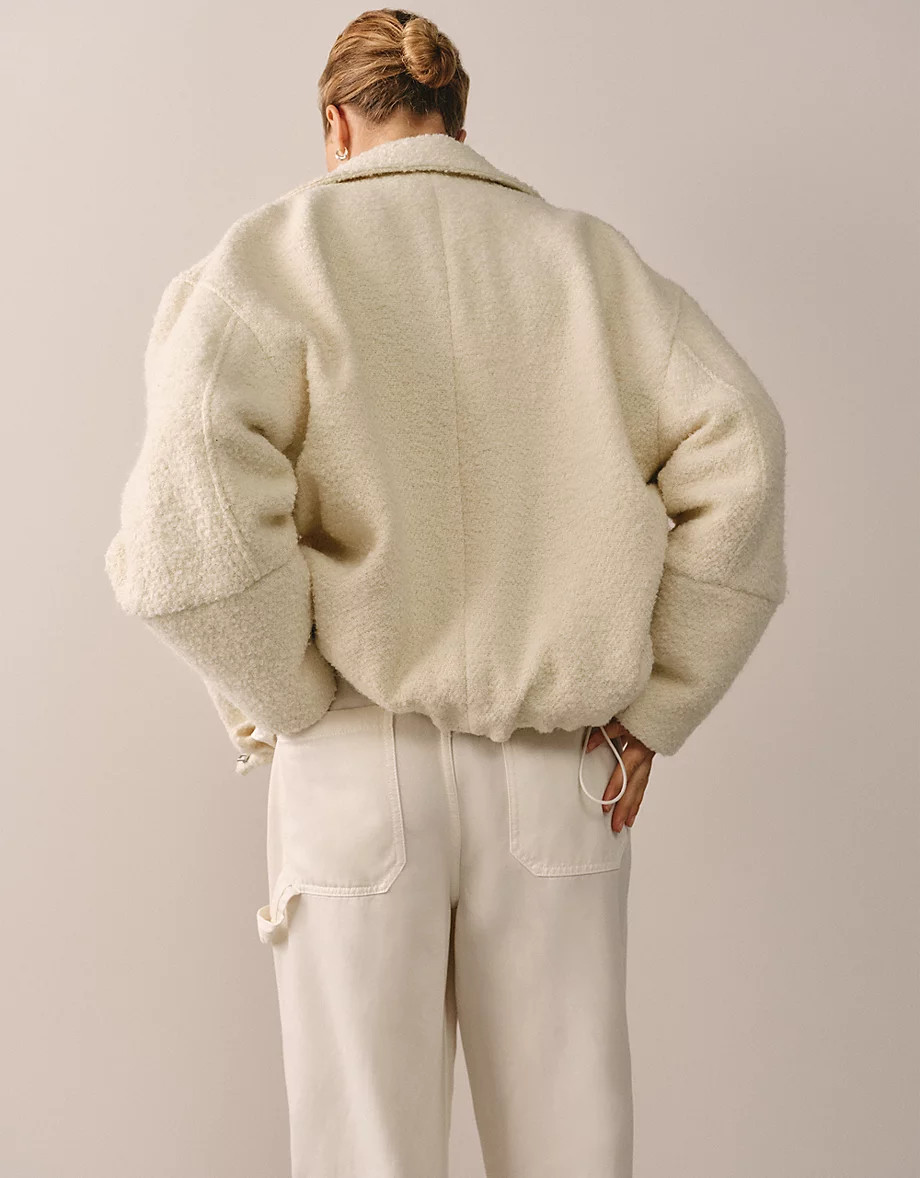 Boiled Wool Bomber | The White Company UK & ROW
