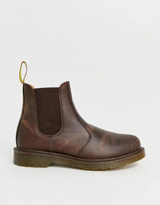 Dr Martens 2976 chelsea boots in brown | ASOS UK
