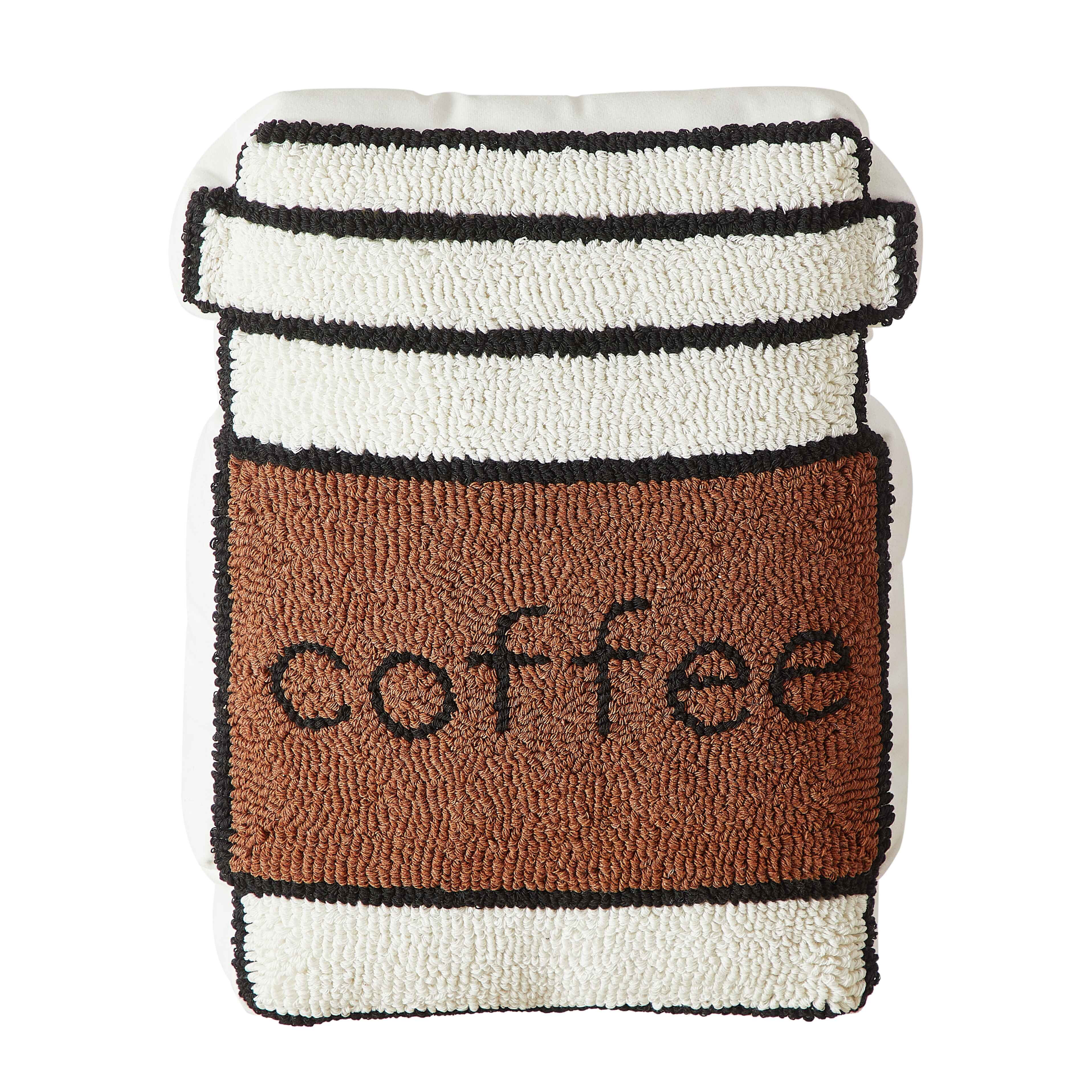 Mainstays Coffee Cup Shaped Decorative Throw Pillow for Teens/Adults – 15" x 13" | Walmart (US)