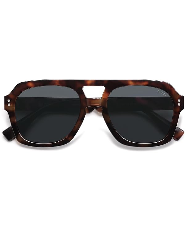 SOJOS Retro Polarized Aviator Sunglasses Womens Mens SJ2385 | Amazon (US)