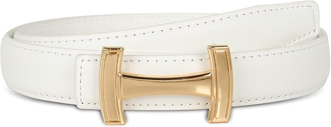 EXTREE Gold Buckle Belts for Women, Fashion Waist Band, Elegant Ladies' Belt, Gift for Women,Idea... | Amazon (US)