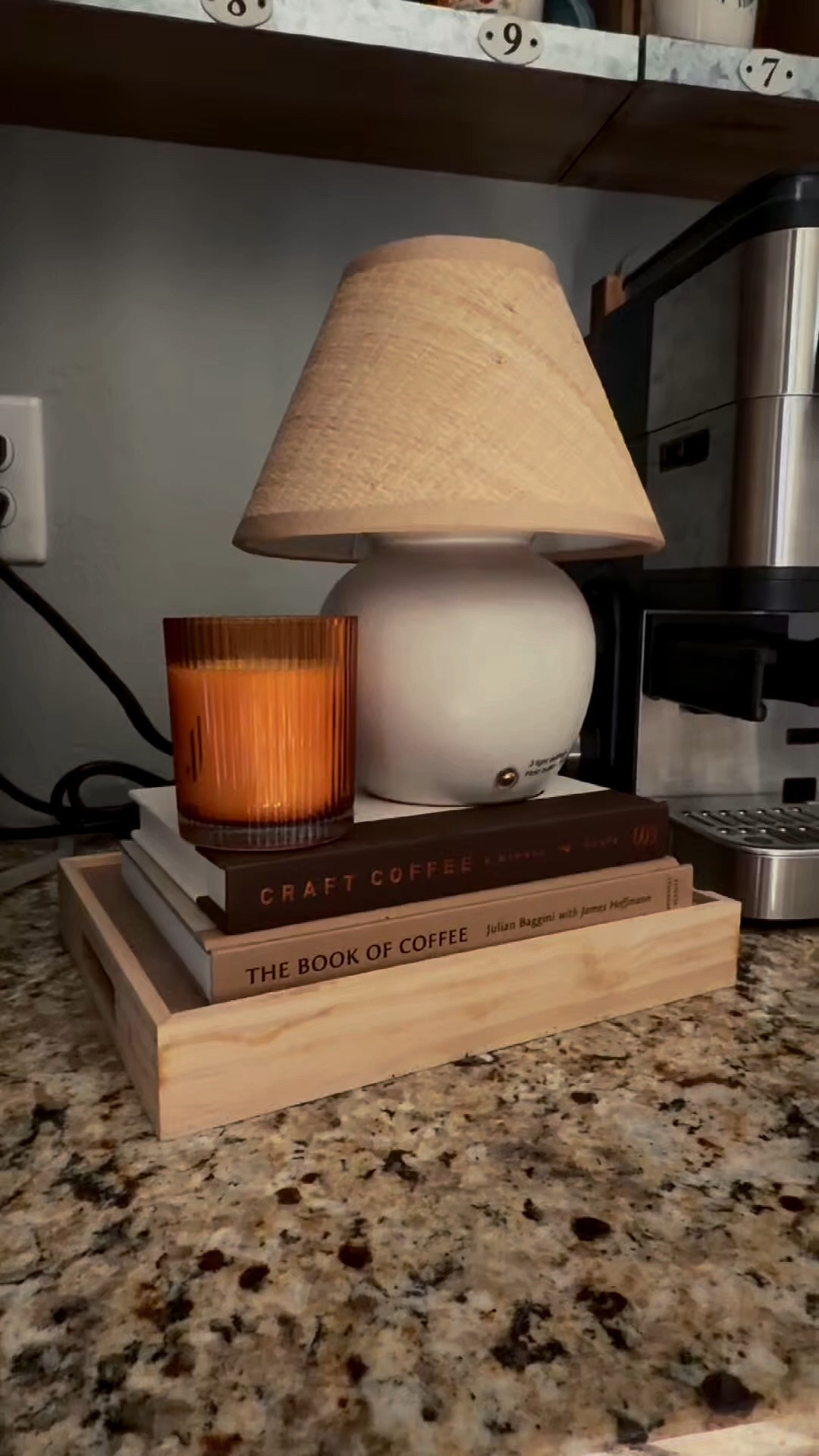 Giving my coffee corner a little upgrade ☕🤎 Found the cutest coffee bar decor and accessories to make this space feel more cozy and put together. These little Amazon home finds made such a difference without completely redoing the space. Everything I used is linked! 

 #LTKU #LTKHome #LTKSaleAlert