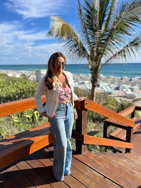 What a wonderful morning celebrating love with the love of my life in @buddylove. Levi’s bell bottoms, white denim jacket, buddy love top. Sunshine and palm trees are my jam. ☀️🌴✌🏼

#LTKSeasonal #LTKstyletip #LTKfamily
