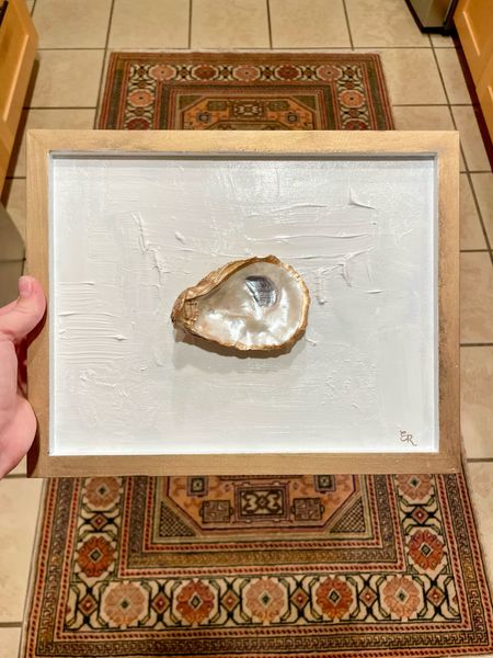 Minimalist DIY oyster art on canvas. Go to emilyronehome.com for the tutorial! 
Supplies linked here


#LTKhome #LTKfindsunder50 #LTKfamily