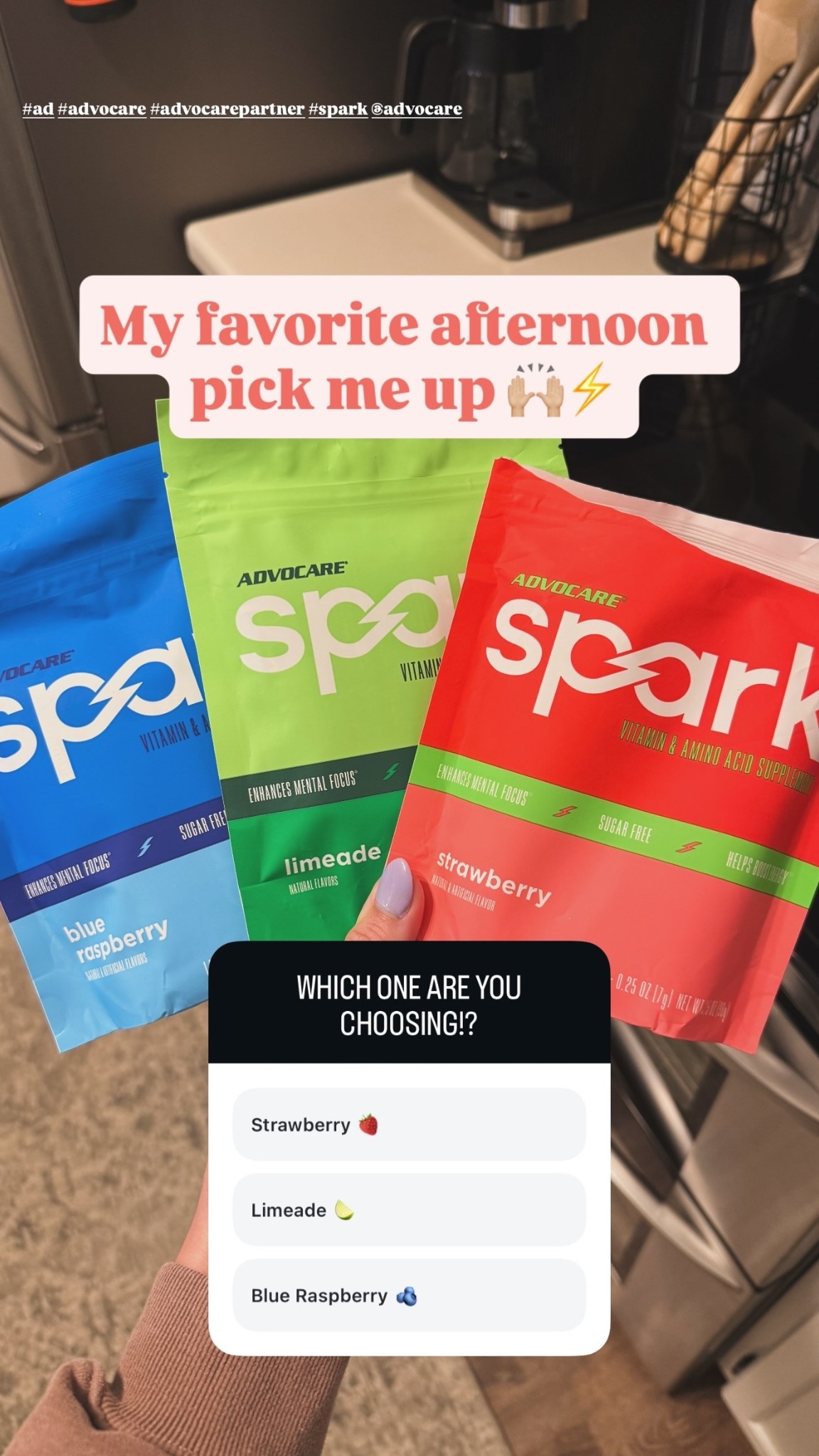My favorite afternoon pick me up 🙌🏼⚡️ #ad #advocare #advocarepartner #spark @advocare