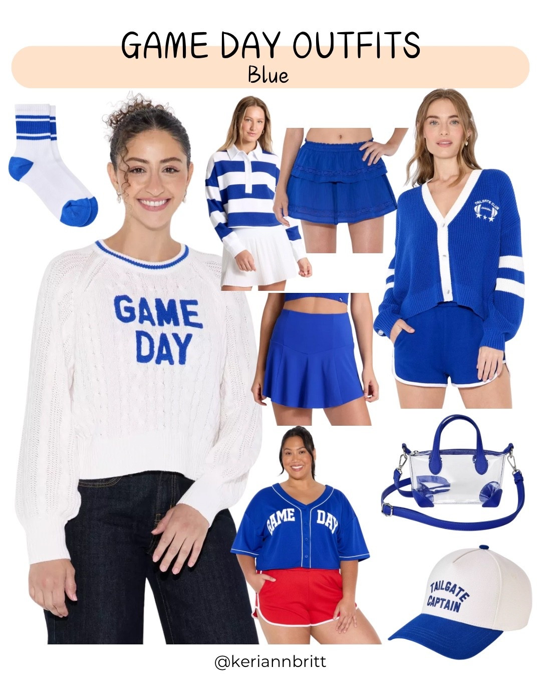 Game Day Outfit (xxs-4x)

Football Outfit / Gameday / college football / ncaa football / nfl outfit / high school football / women’s football outfit / girls game day outfit / school spirit / school colors / spirit wear / football outfit / college football game / tailgating / tailgate outfit / football gifts / blue game day / blue football outfit / Kentucky wildcats / duke blue devils / Florida gators / Kansas Jayhawks / Boise State Broncos / UCLA Bruins / Buffalo Bills / Detroit Lions / New York Giants / LA Chargers /