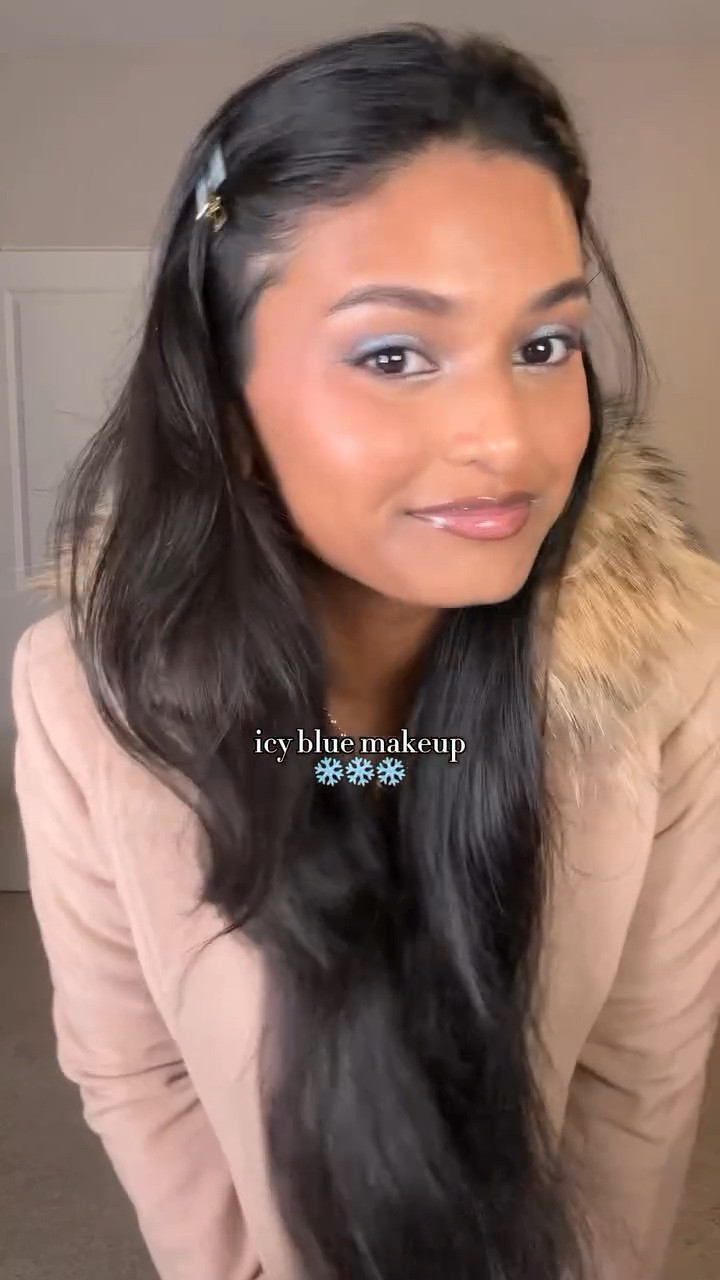 icy blue makeup || frosty makeup 

🩵🩵🩵

cool tone makeup for brown girls

blue ice princess makeup

90s makeup, 2000s makeup
#browngirlmakeup #browngirlproblems #eyeshadowlook #makeuptrends #cooltonedmakeup
