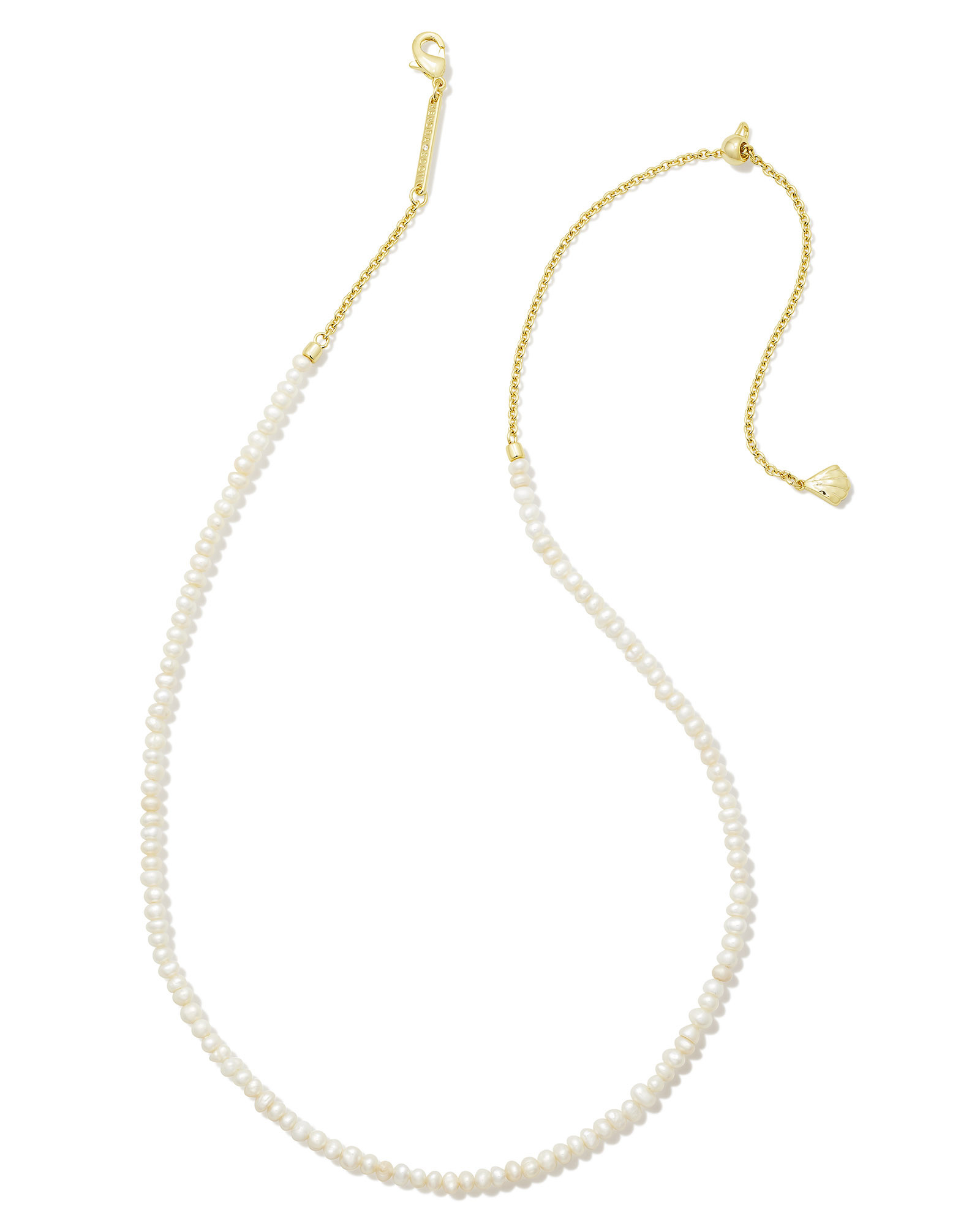 Lolo Gold Strand Necklace in White Pearl | Kendra Scott