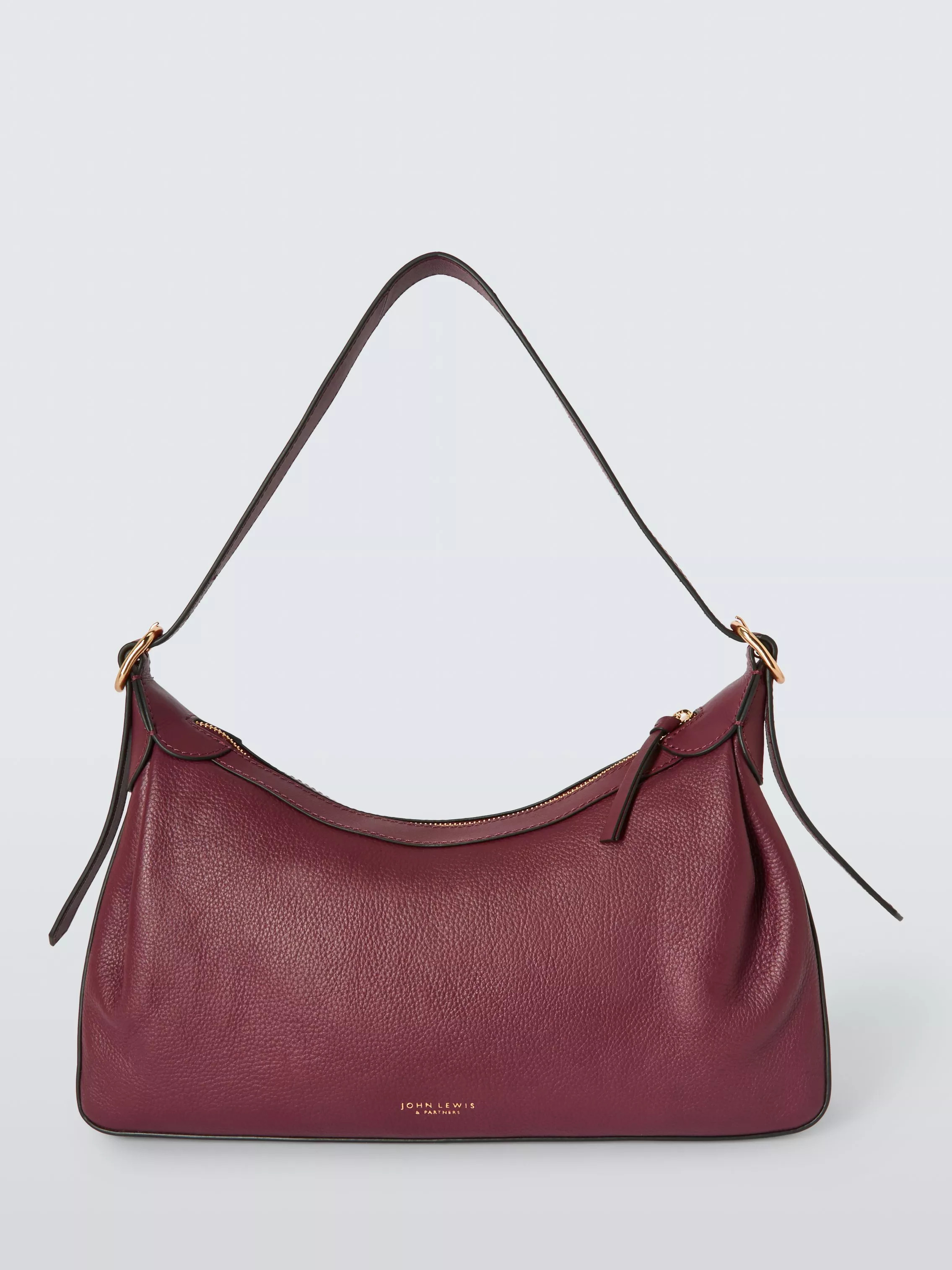 John Lewis Relax Scoop Leather Hobo Bag | John Lewis (UK)