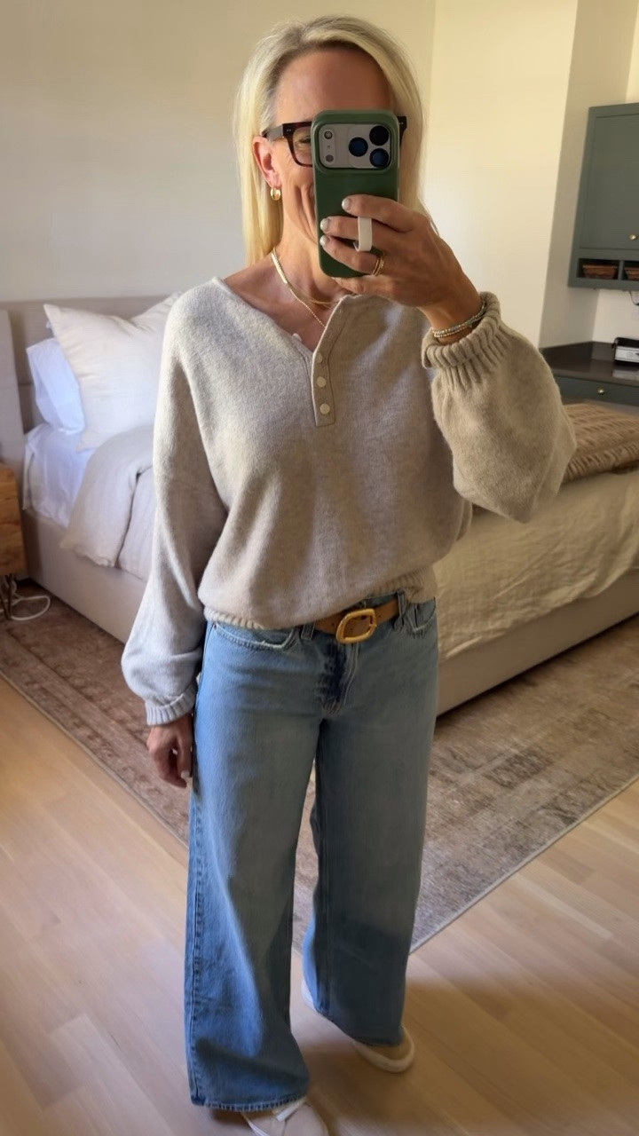 @abercrombie x LTK sale started
Use code AFLTK for additional 20% off!
Denim - size size down one size in these particular denim
Sweater - tts ￼