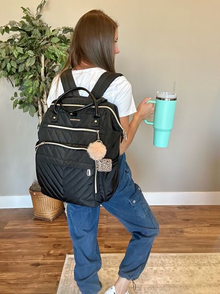 I LOVE this bag! I use it for work but also for travel! I couldn’t do the one-strap anymore. It was killing my posture. I would also like to recommend this Stanley-like cup. I’ve been pretty pleased with it. 

#LTKGiftGuide #LTKtravel #LTKworkwear