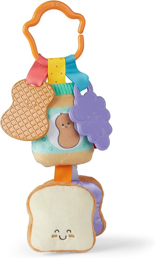 Melissa & Doug Multi-Sensory PB&J Take-Along Clip-On Baby Toy | Sensory Toy for Infants | Develop... | Amazon (US)