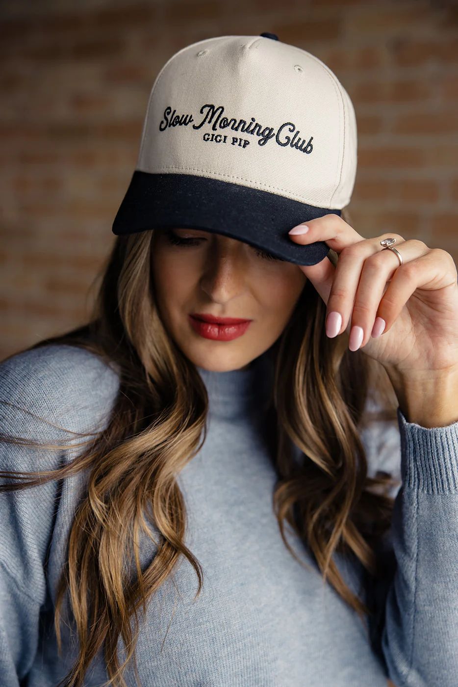 Slow Morning Club Canvas Trucker Hat | Roolee