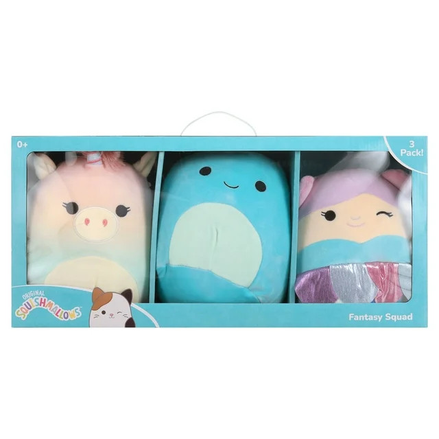 Squishmallows Official Kellytoy Plush 8" Fantasy Value Box 3PK | Walmart (US)