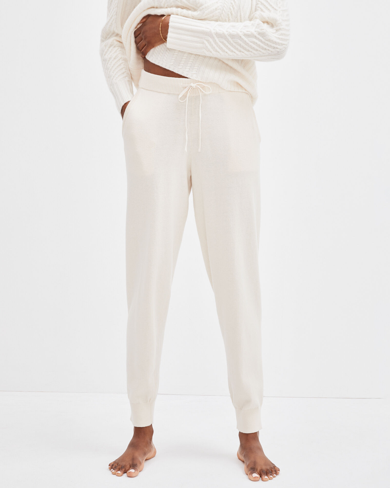 Cotton Cashmere Joggers | Haven Well Within
