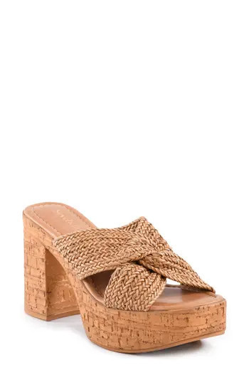 Seychelles Adorned Platform Sandal in Tan at Nordstrom Rack, Size 8.5 | Nordstrom Rack
