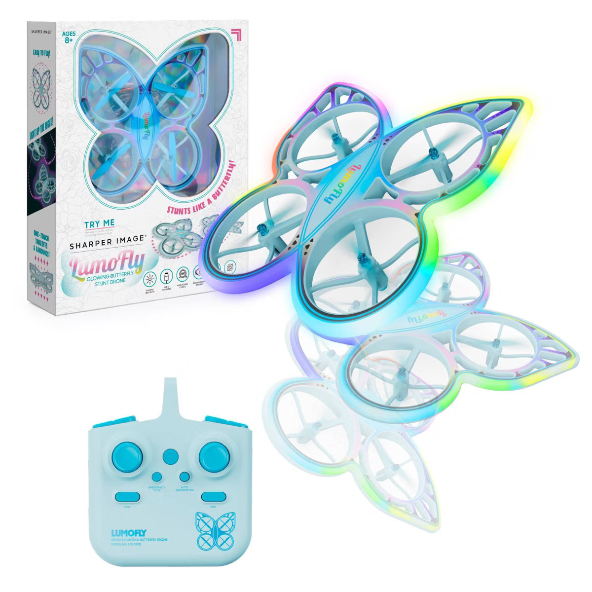 Sharper Image Drone Lumo Fly - Purple/Pink | Target